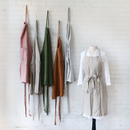Linen Daily Apron - Natural