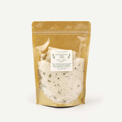 Packaged product with a label on a white background
