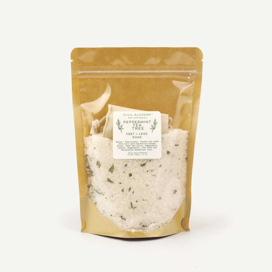 Packaged product with a label on a white background