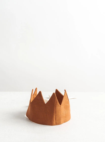 Linen Crown - Burnt Orange