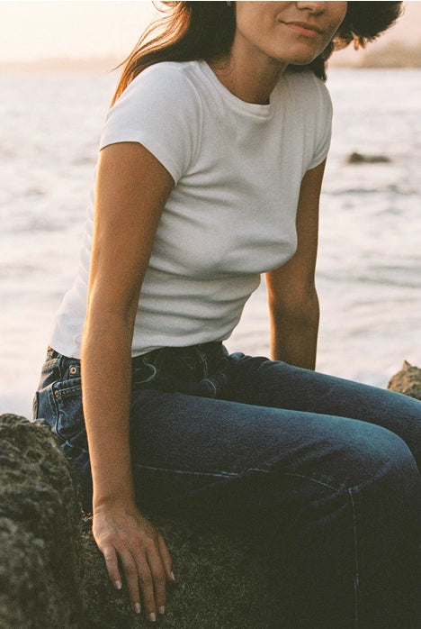 Bebe Organic Tee - White