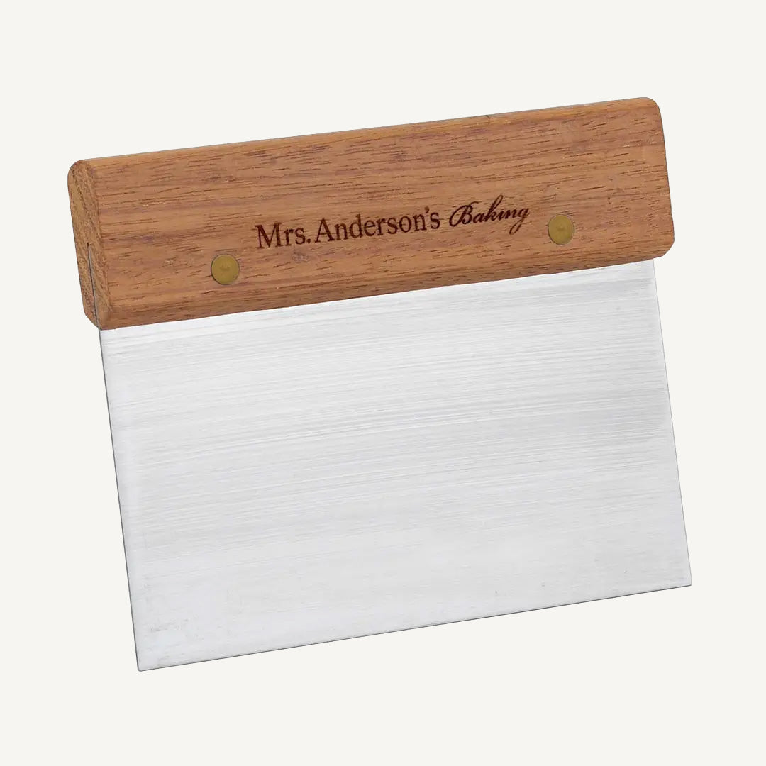 Wood Handle Dough Scraper