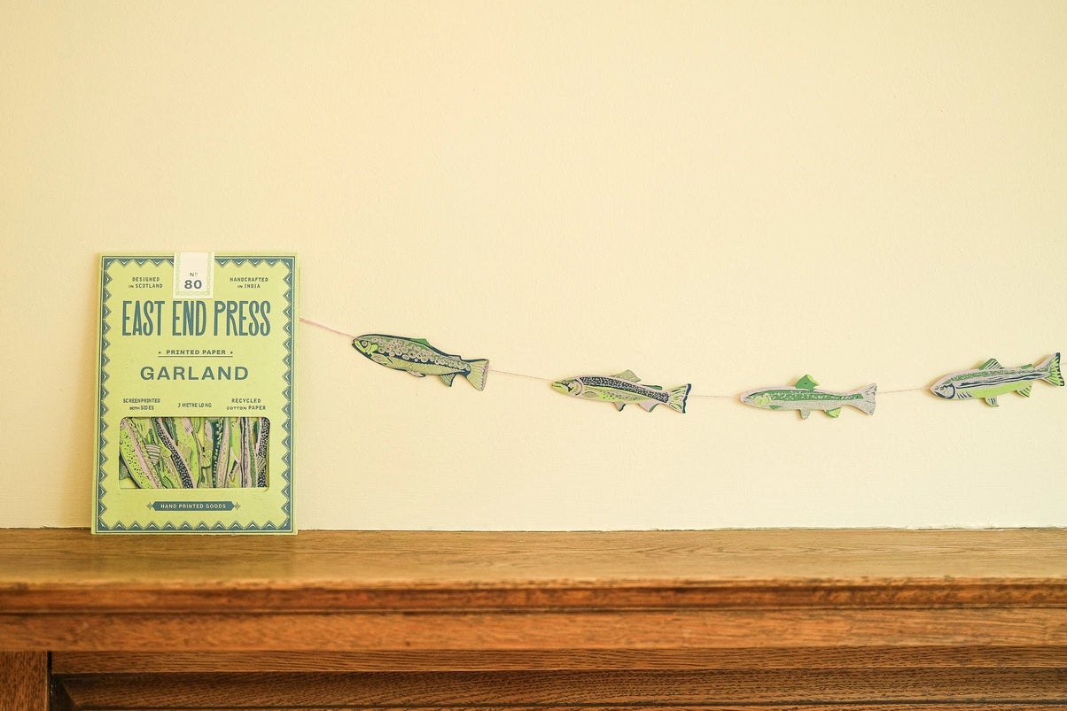 Tasty Anchovies Sewn Garland
