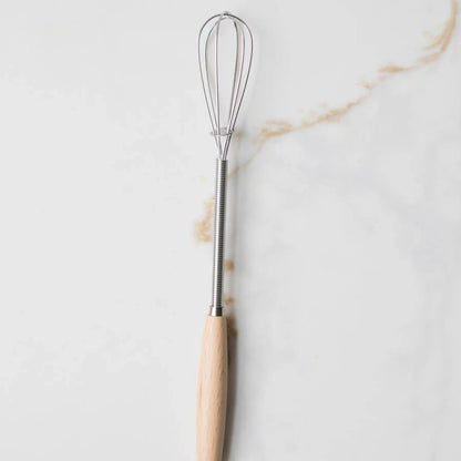 Vintage Mini Whisk with Wood Handle