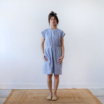CA Everyday Dress - Blue Stripe