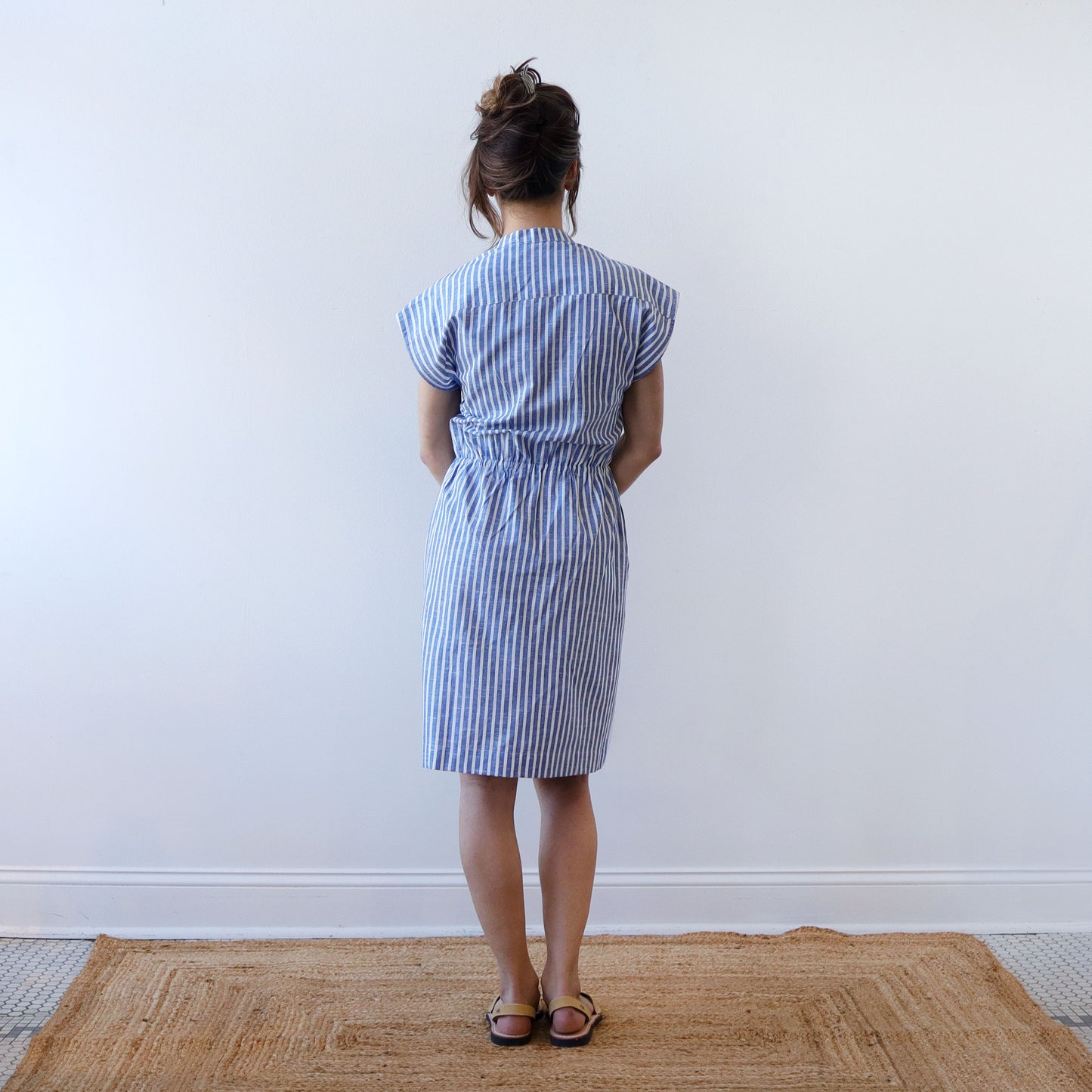 CA Everyday Dress - Blue Stripe