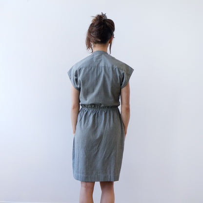 CA Everyday Dress - Moss Plaid