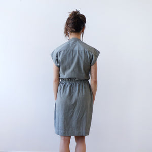 CA Everyday Dress - Moss Plaid