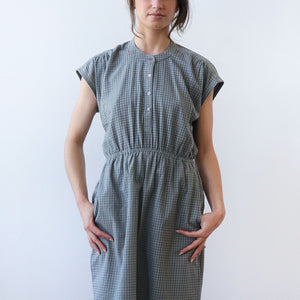 CA Everyday Dress - Moss Plaid