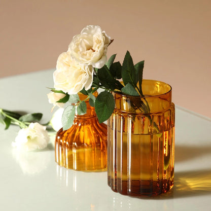 Metro Ribbed Flower Vase