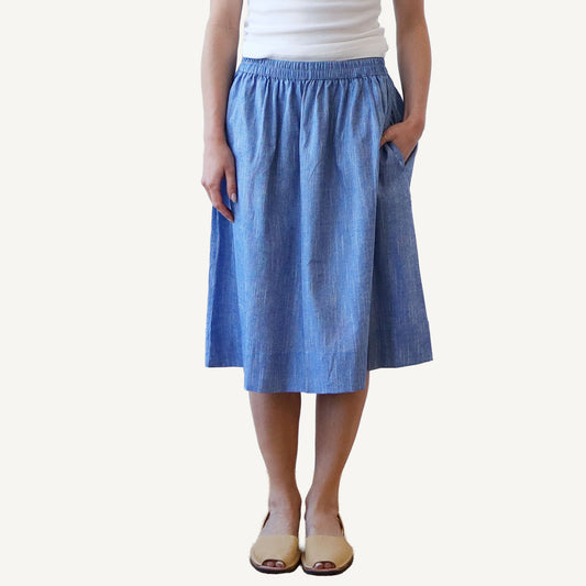 CA Everyday Skirt - Chambray