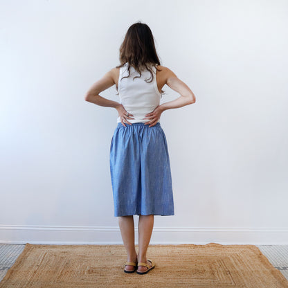 CA Everyday Skirt - Chambray