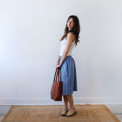 CA Everyday Skirt - Chambray