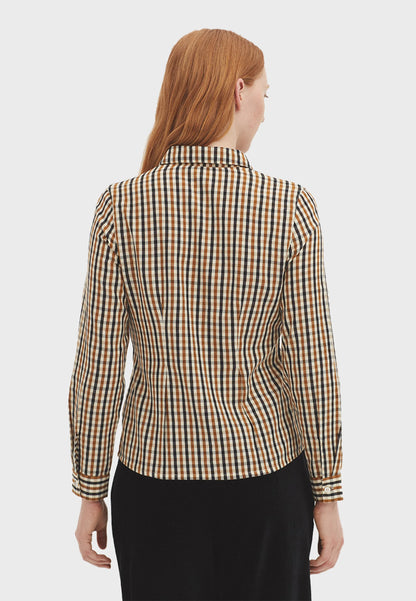 Checkered Shirt - Caramel