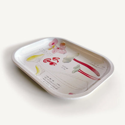 Metal Vintage Japanese Mushroom Tray