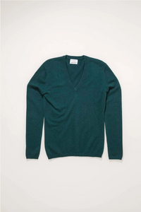 Kiltane Classic V Neck Forest Green