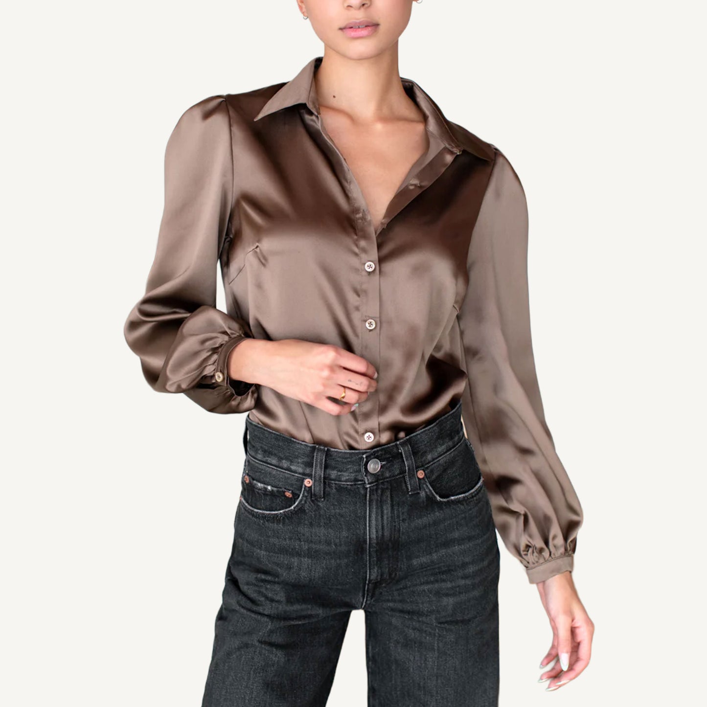 Frankie Blouse - Latte