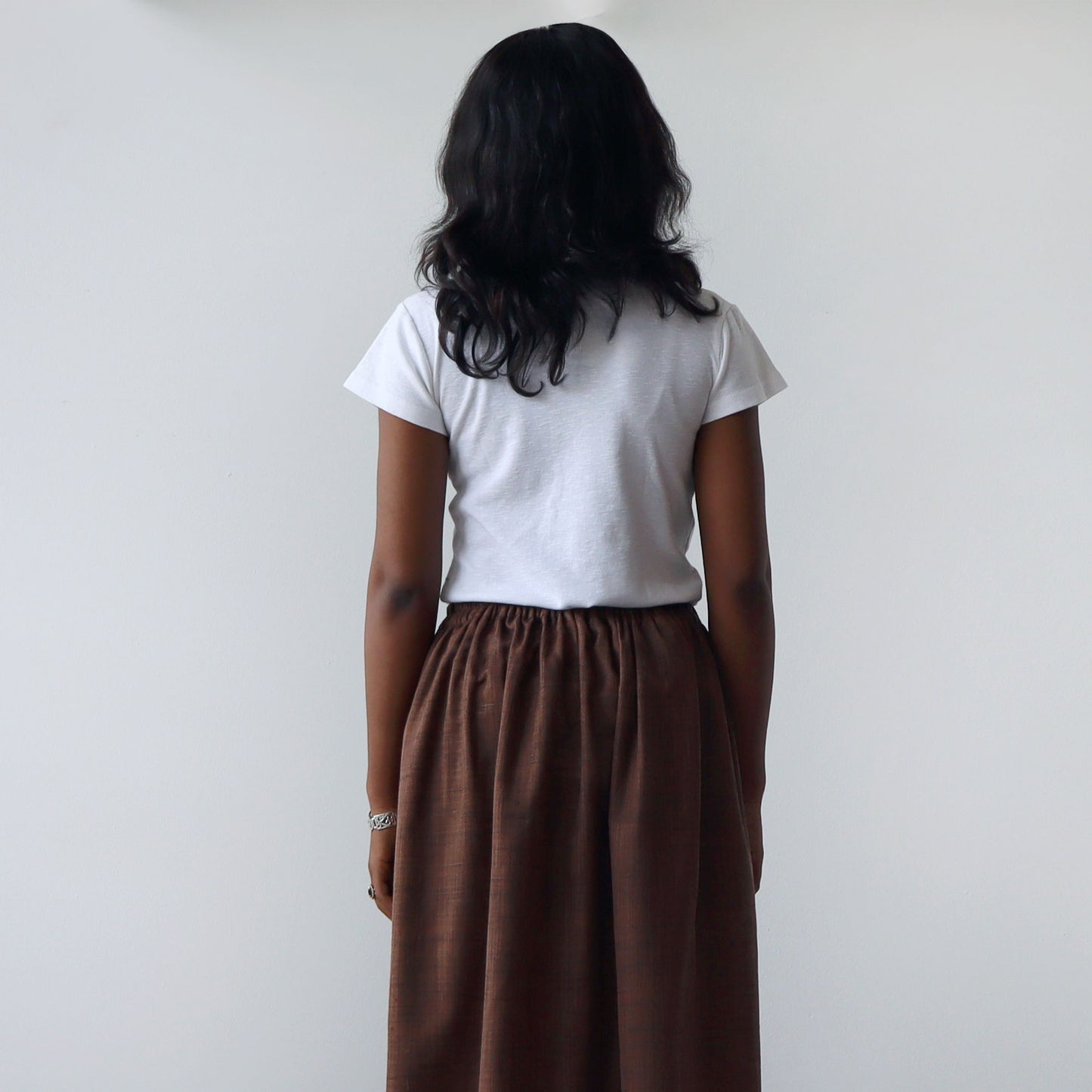 CA Grace Skirt - Chocolate Silk
