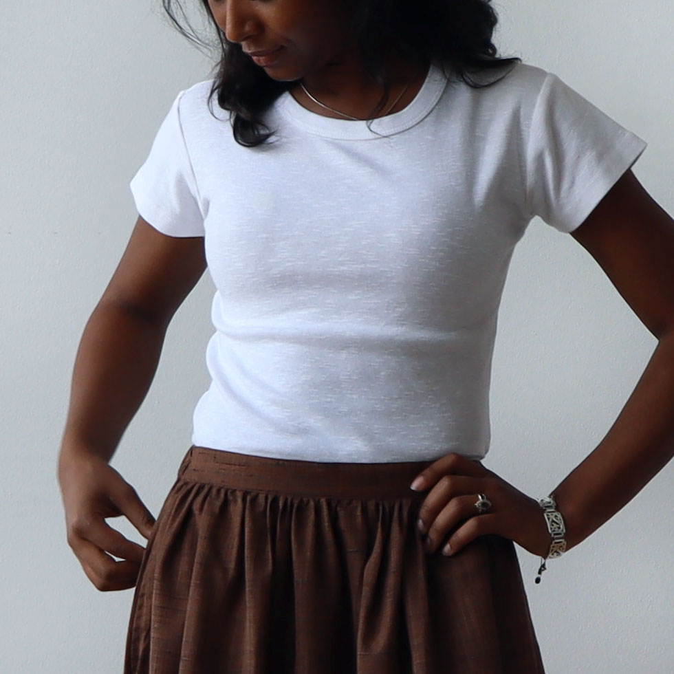 CA Grace Skirt - Chocolate Silk