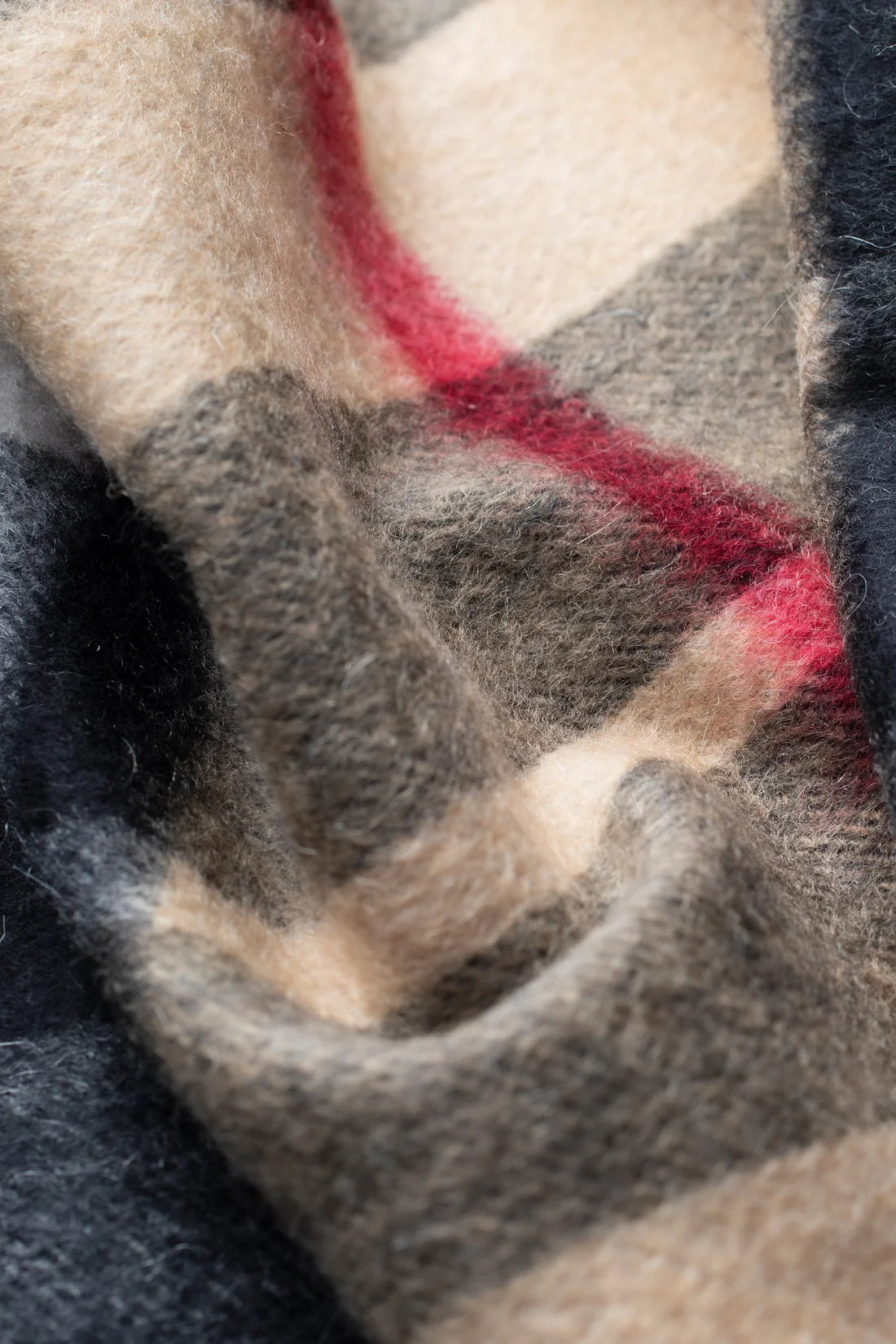Cashmere Scarf - Exploded Camel Thompson