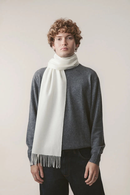 Lambswool Scarf - Soft White