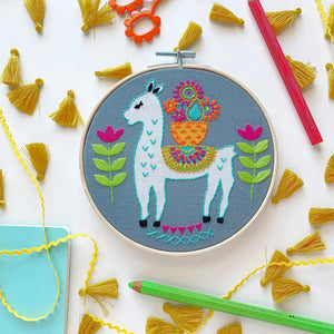 Embroidery Kit - Llama