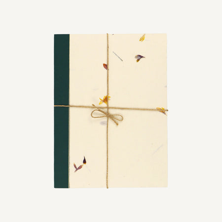 Large Flower Lokta Paper Journal - Set of 3