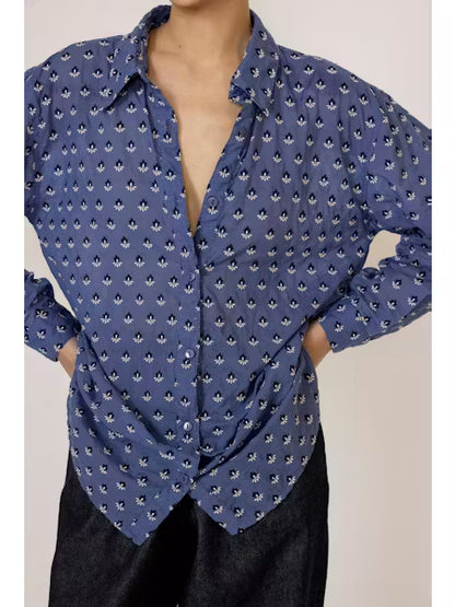 Everything Shirt - Embroidered Butti Print