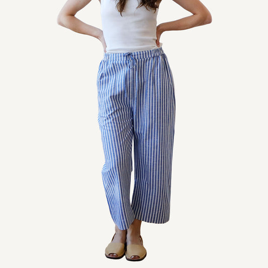 CA Pull On Pant - Blue Stripe