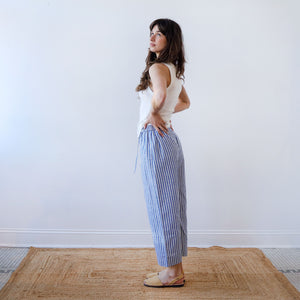 CA Pull On Pant - Blue Stripe