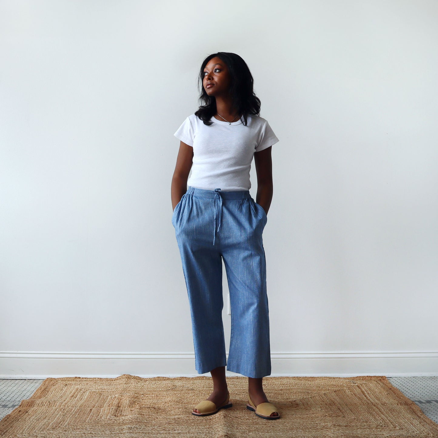 CA Pull On Pant - Chambray
