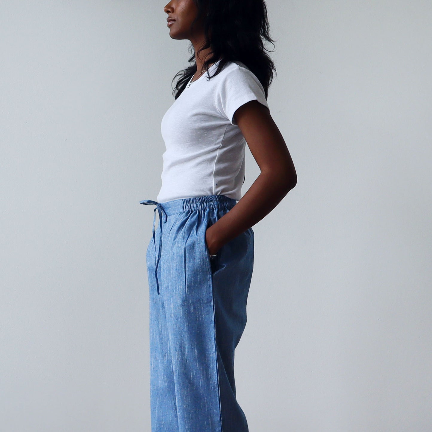 CA Pull On Pant - Chambray