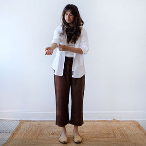 CA Pull On Pant - Chocolate Silk