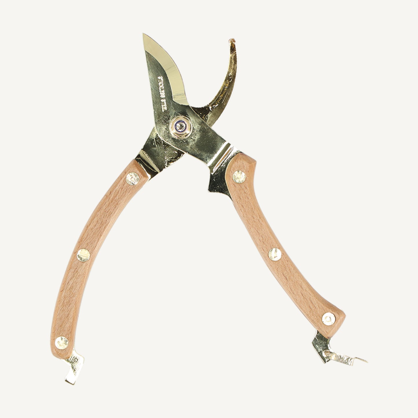 Gold Plated Pruner Stainless Steel