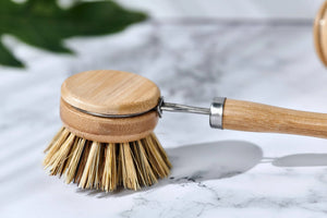 Dish Brush - Wool & Metal