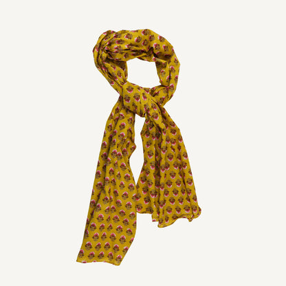 CA Scarf Wrap - Chartreuse