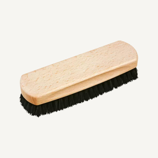 Shoe Shine Brush Black Horsehair
