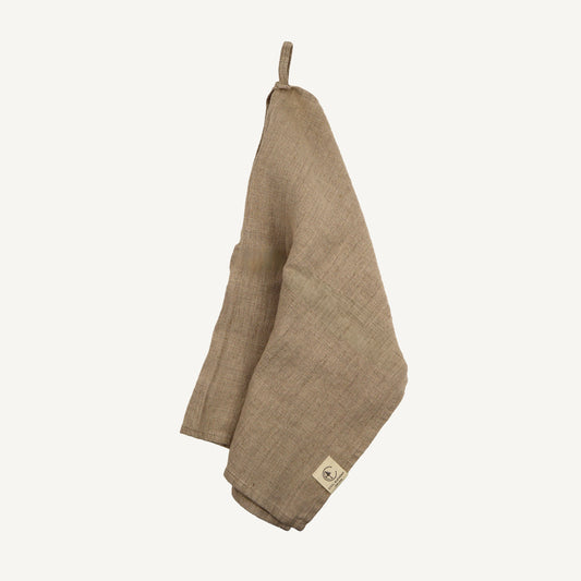 Vintage Linen Kitchen Towel - Natural