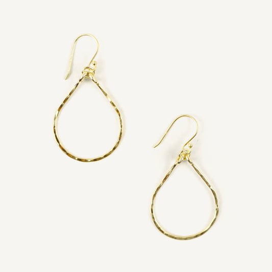 Teardrop Hoop Earrings