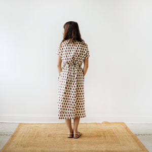 CA Wrap Dress - Rose