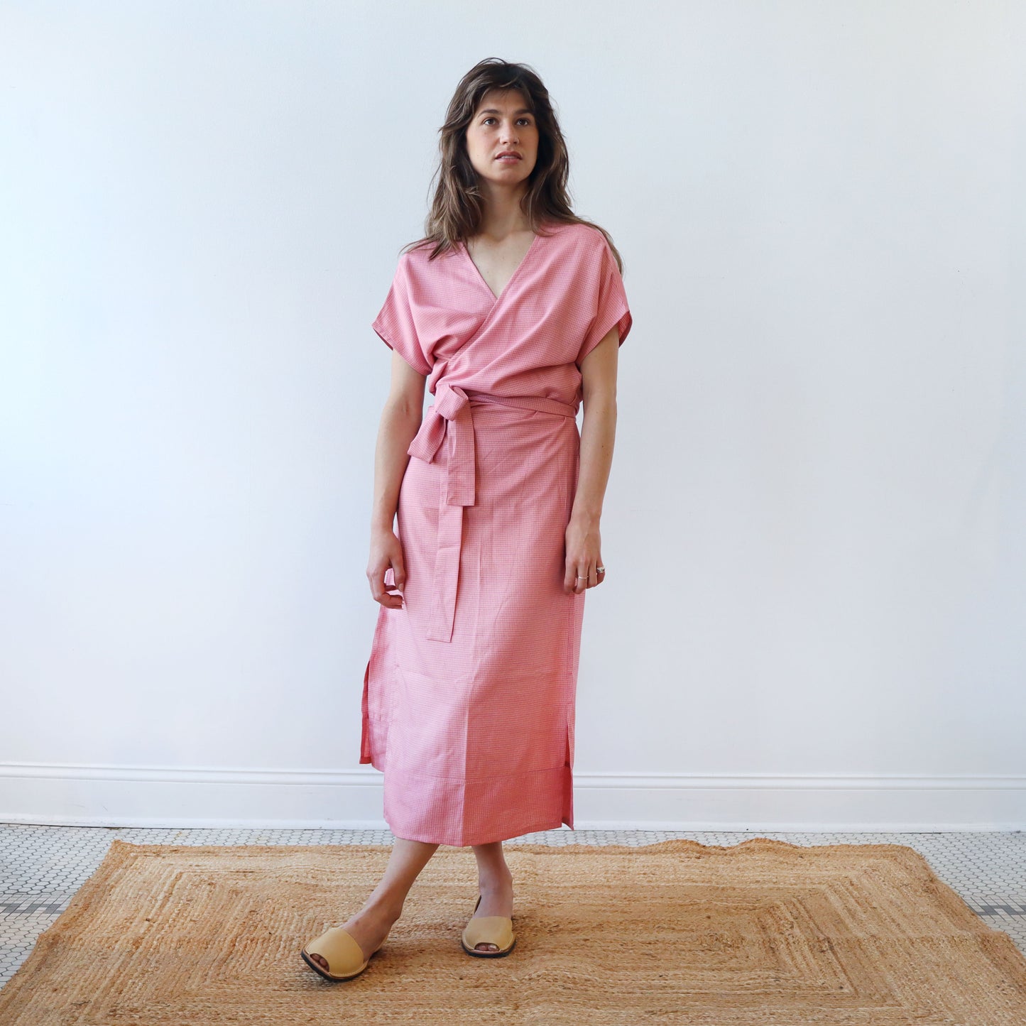 CA Wrap Dress - Sherbet