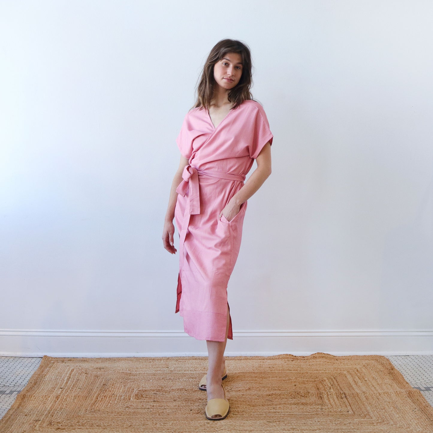 CA Wrap Dress - Sherbet
