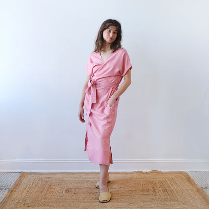 CA Wrap Dress - Sherbet