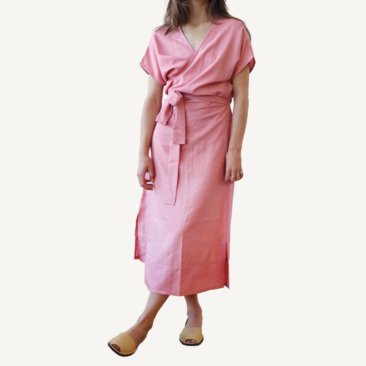 CA Wrap Dress - Sherbet