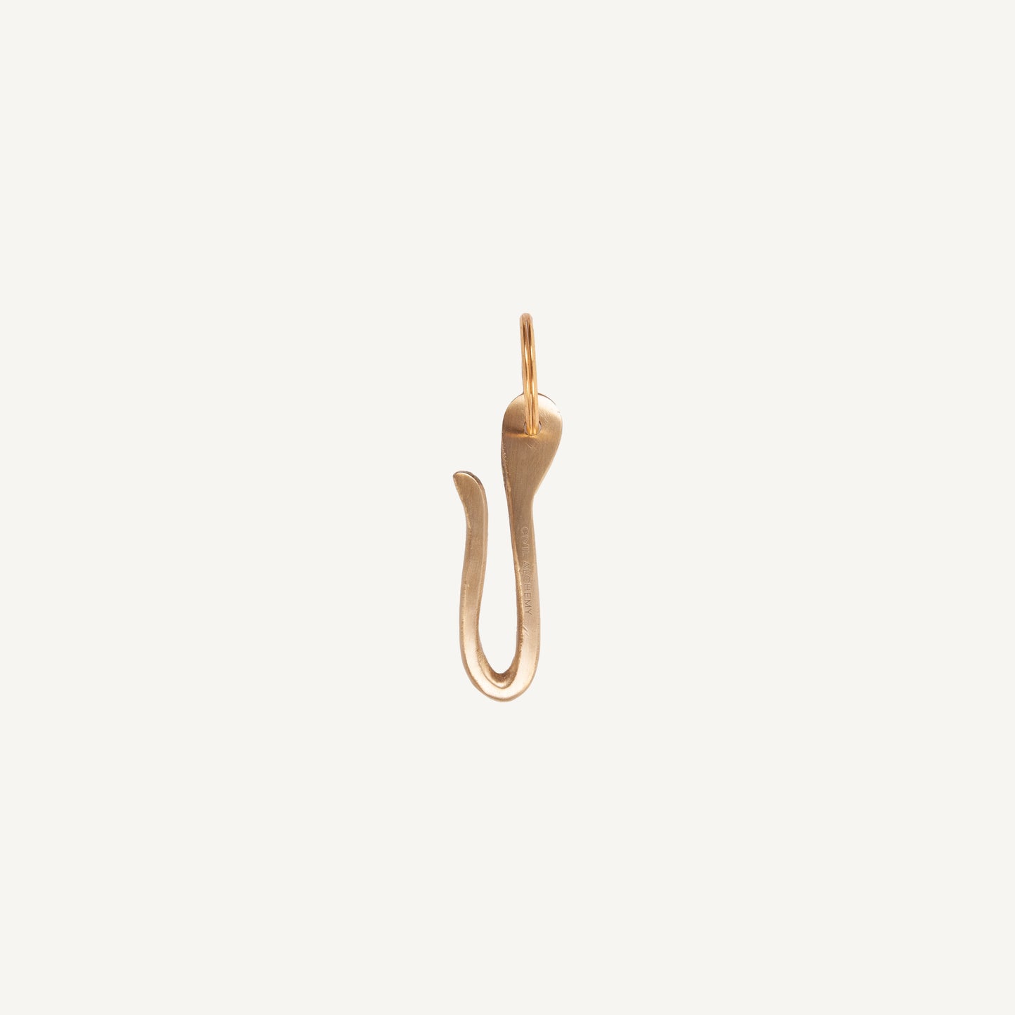 Brass Hook Keyring