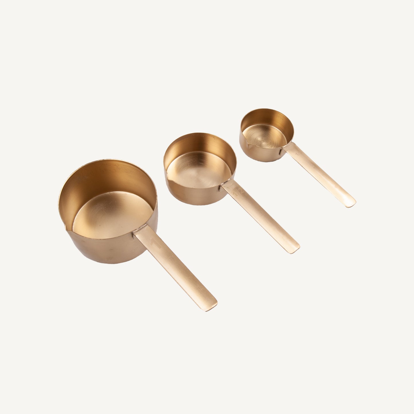 Brass Measuring Cup Set of 3
