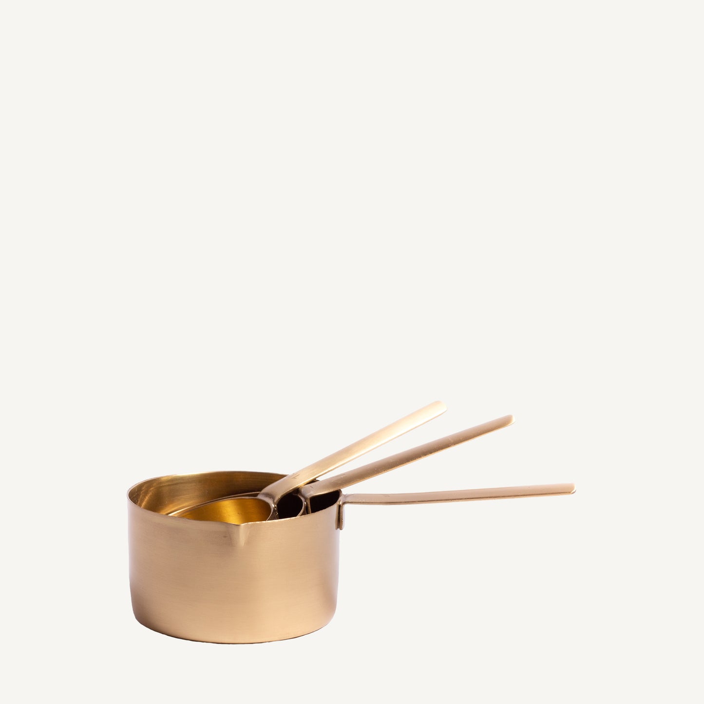 Brass Measuring Cup Set of 3
