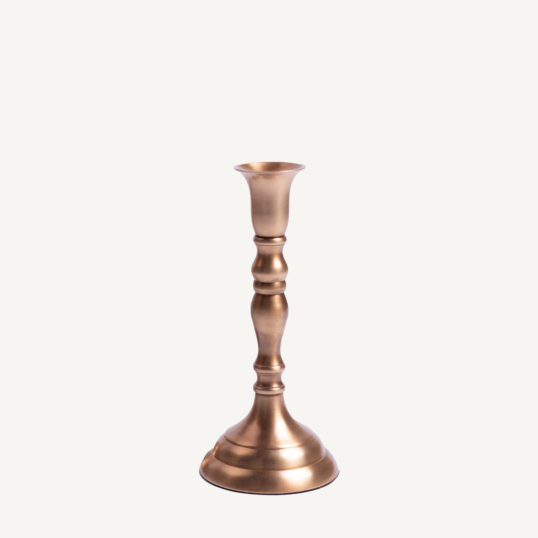8in Brass Georgian Candlestick