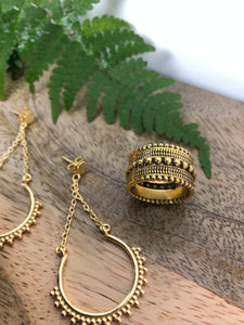 Gold Apollonia Earrings