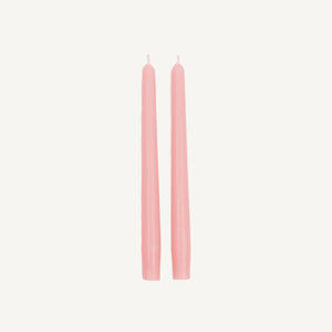 Beeswax Taper Candles - Pink